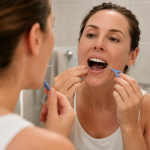 how to floss dental bridge