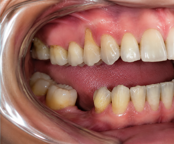 overeruption of opposing teeth