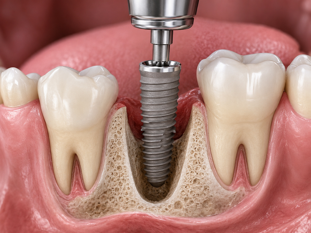 same-day dental implant