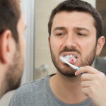 bleeding gums when cleaning teeth